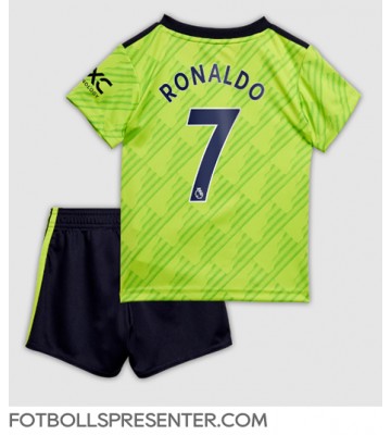Manchester United Cristiano Ronaldo #7 Tredje tröja Barn 2022-23 Kortärmad (+ korta byxor)